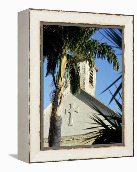 Episcopal (Anglican) Church, Dating from 1855, Gustavia, St. Barthelemy-Ken Gillham-Framed Premier Image Canvas