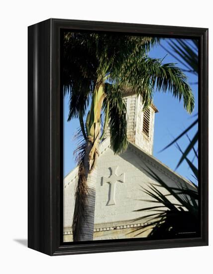 Episcopal (Anglican) Church, Dating from 1855, Gustavia, St. Barthelemy-Ken Gillham-Framed Premier Image Canvas