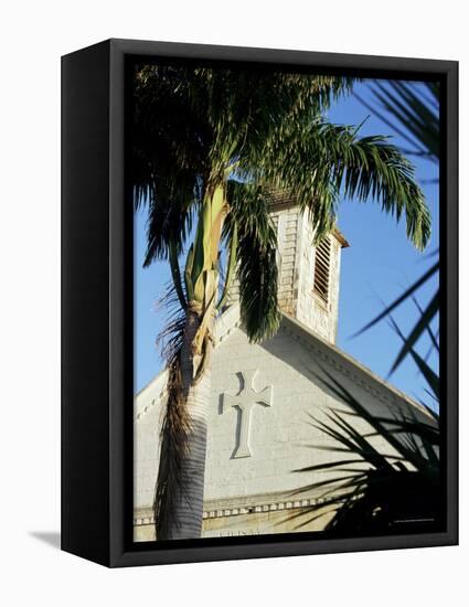 Episcopal (Anglican) Church, Dating from 1855, Gustavia, St. Barthelemy-Ken Gillham-Framed Premier Image Canvas