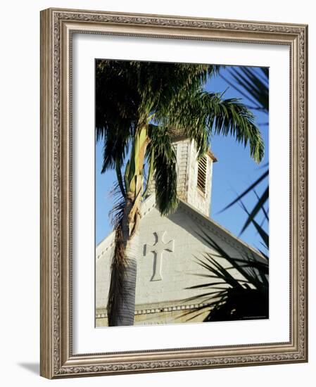 Episcopal (Anglican) Church, Dating from 1855, Gustavia, St. Barthelemy-Ken Gillham-Framed Photographic Print