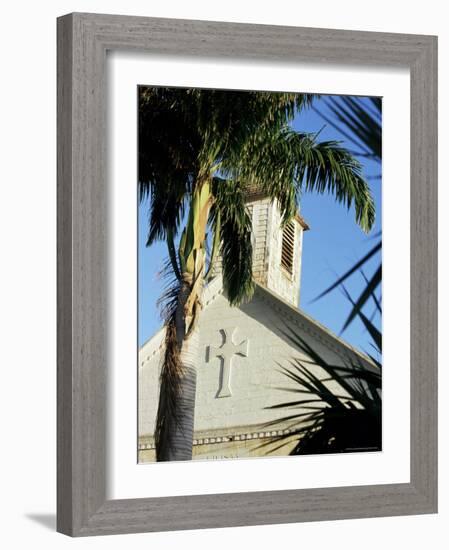 Episcopal (Anglican) Church, Dating from 1855, Gustavia, St. Barthelemy-Ken Gillham-Framed Photographic Print