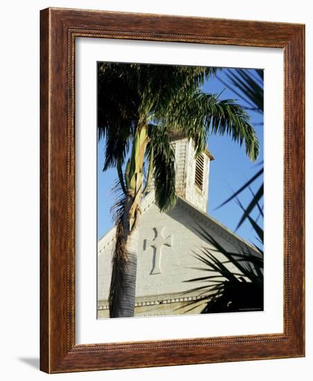 Episcopal (Anglican) Church, Dating from 1855, Gustavia, St. Barthelemy-Ken Gillham-Framed Photographic Print