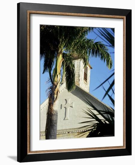 Episcopal (Anglican) Church, Dating from 1855, Gustavia, St. Barthelemy-Ken Gillham-Framed Photographic Print