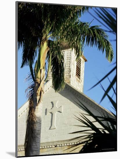 Episcopal (Anglican) Church, Dating from 1855, Gustavia, St. Barthelemy-Ken Gillham-Mounted Photographic Print