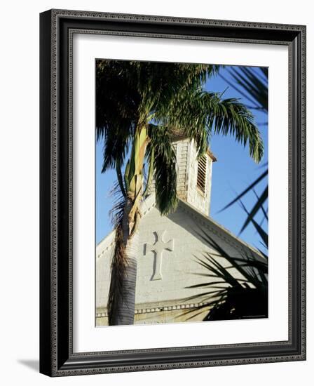 Episcopal (Anglican) Church, Dating from 1855, Gustavia, St. Barthelemy-Ken Gillham-Framed Photographic Print