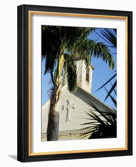 Episcopal (Anglican) Church, Dating from 1855, Gustavia, St. Barthelemy-Ken Gillham-Framed Photographic Print