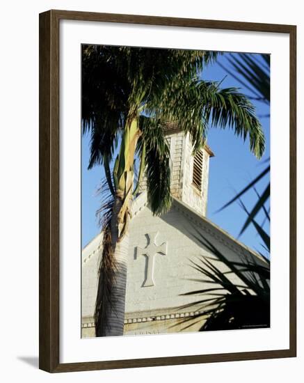 Episcopal (Anglican) Church, Dating from 1855, Gustavia, St. Barthelemy-Ken Gillham-Framed Photographic Print