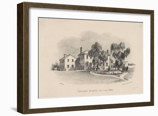 Episcopal Hospital, 1856-Francis Schell-Framed Giclee Print