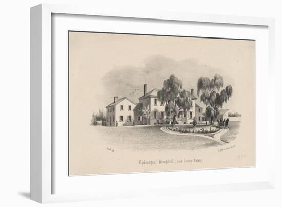 Episcopal Hospital, 1856-Francis Schell-Framed Giclee Print