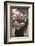 Episcopalian Priest Reading a Newspaper While Walking in Street, New York City-Vernon Merritt III-Framed Photographic Print