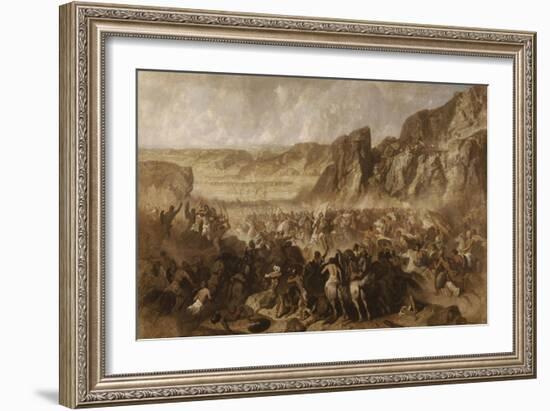 Episode de la retraite des Dix-Mille (Xenophon, l'Anabase)-Jean Adrien Guignet-Framed Giclee Print