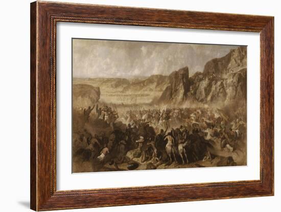 Episode de la retraite des Dix-Mille (Xenophon, l'Anabase)-Jean Adrien Guignet-Framed Giclee Print