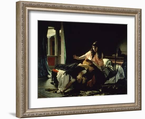 Episode in Life of Fabiola-Cesare Maccari-Framed Giclee Print