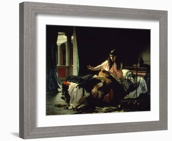 Episode in Life of Fabiola-Cesare Maccari-Framed Giclee Print