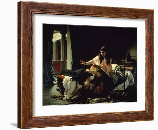 Episode in Life of Fabiola-Cesare Maccari-Framed Giclee Print