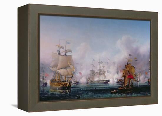 Episode of the Battle of Navarino, 20th October 1827, C.1853-Ambroise-Louis Garneray-Framed Premier Image Canvas