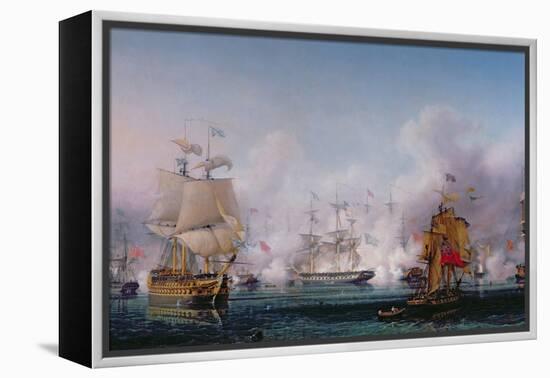 Episode of the Battle of Navarino, 20th October 1827, C.1853-Ambroise-Louis Garneray-Framed Premier Image Canvas