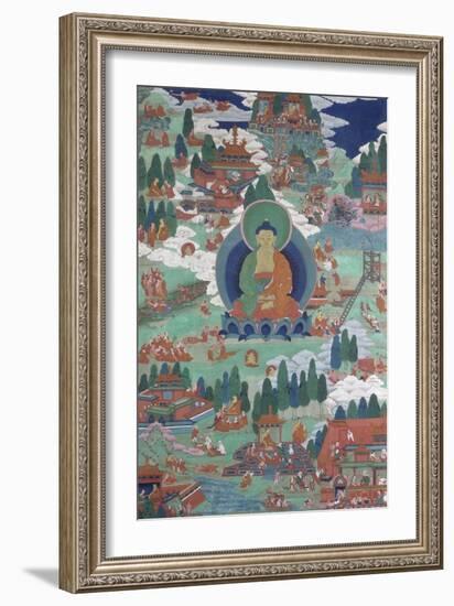 Episodes de la vie de Buddha Câkyamuni-null-Framed Giclee Print