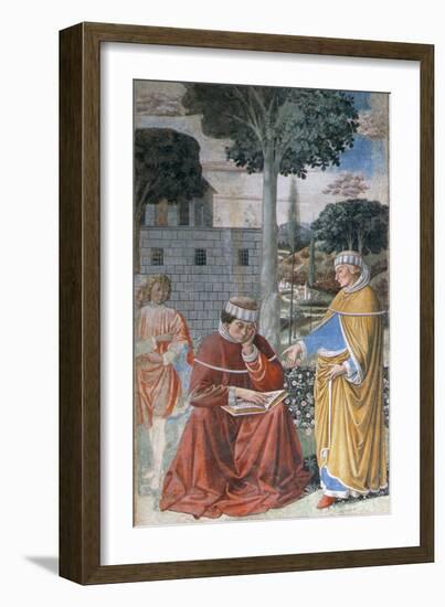 Episodes from the Life of St. Augustine, 1463-65-Benozzo di Lese di Sandro Gozzoli-Framed Giclee Print