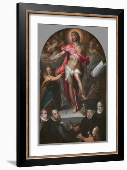 Epitaph of Goldsmith Nicolas Müller of Prague, 1593-Bartholomeus Spranger-Framed Giclee Print