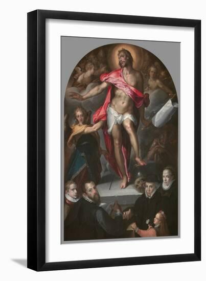 Epitaph of Goldsmith Nicolas Müller of Prague, 1593-Bartholomeus Spranger-Framed Giclee Print