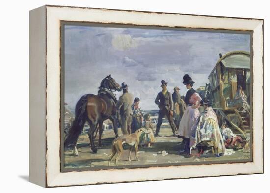 Epsom Downs - City and Suburban Day-Sir Alfred Munnings-Framed Premier Image Canvas