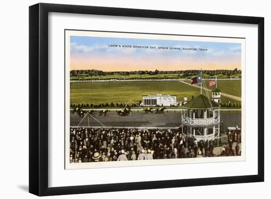 Epsom Downs Racetrack, Houston, Texas-null-Framed Art Print