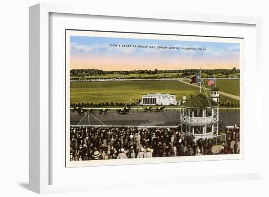 Epsom Downs Racetrack, Houston, Texas-null-Framed Art Print