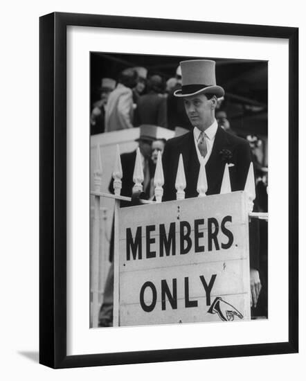 Epsom Downs-Cornell Capa-Framed Photographic Print