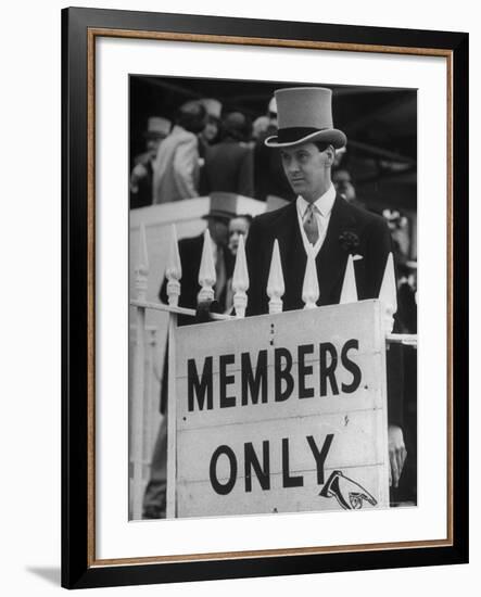 Epsom Downs-Cornell Capa-Framed Photographic Print