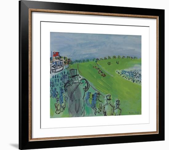 Epsom, La Course-Raoul Dufy-Framed Premium Giclee Print