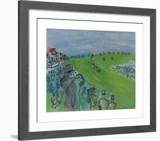 Epsom, La Course-Raoul Dufy-Framed Premium Giclee Print