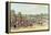 Epsom: Preparing to Start, 1830-James Pollard-Framed Premier Image Canvas