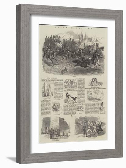 Epsom Races, 1849-Harrison William Weir-Framed Giclee Print