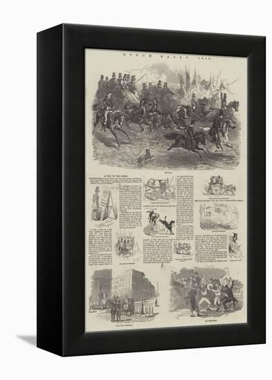 Epsom Races, 1849-Harrison William Weir-Framed Premier Image Canvas