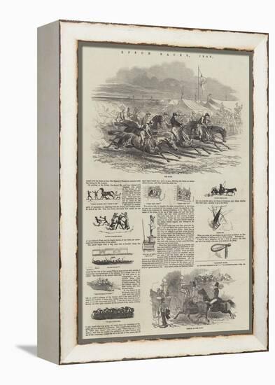 Epsom Races, 1849-Harrison William Weir-Framed Premier Image Canvas