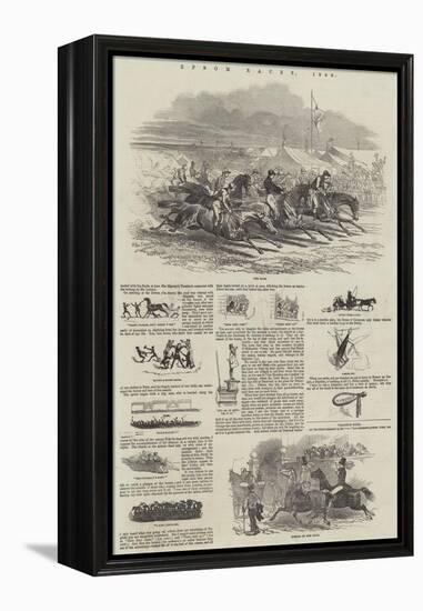 Epsom Races, 1849-Harrison William Weir-Framed Premier Image Canvas