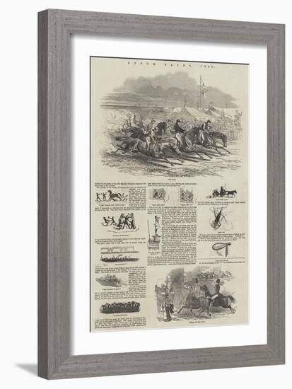 Epsom Races, 1849-Harrison William Weir-Framed Giclee Print