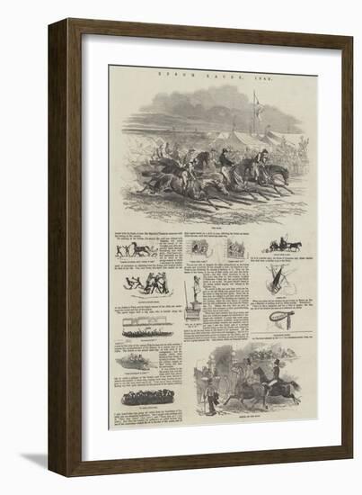 Epsom Races, 1849-Harrison William Weir-Framed Giclee Print