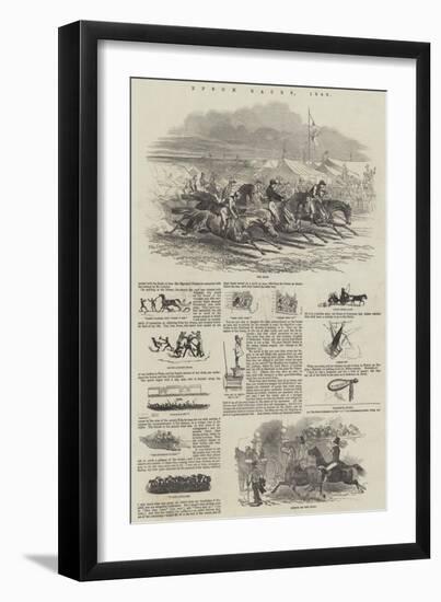 Epsom Races, 1849-Harrison William Weir-Framed Giclee Print