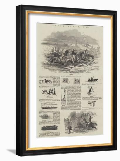 Epsom Races, 1849-Harrison William Weir-Framed Giclee Print