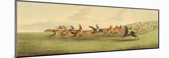 Epsom: Running-Henry Alken-Mounted Art Print