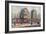 Epsom, Saddling in the Warren-James Pollard-Framed Giclee Print