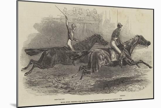 Epsom Spring Meeting, the Race for The Metropolitan-Harrison William Weir-Mounted Giclee Print