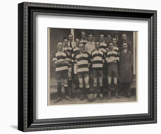 Epsom Town Football Club. Team Photograph-null-Framed Giclee Print