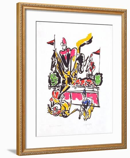 EQ - La rivière des tribunes-Charles Lapicque-Framed Limited Edition