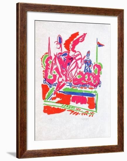 EQ - Le saut de la rivière-Charles Lapicque-Framed Limited Edition