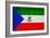 Equatorial Guinea Flag Design with Wood Patterning - Flags of the World Series-Philippe Hugonnard-Framed Premium Giclee Print