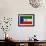 Equatorial Guinea Flag Design with Wood Patterning - Flags of the World Series-Philippe Hugonnard-Framed Premium Giclee Print displayed on a wall