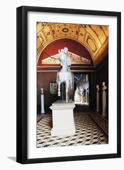 Equestrian Monument to Prince Jozef Poniatowski (1763-1813)-Bertel Thorvaldsen-Framed Giclee Print